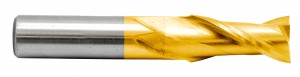 TiN Coated HS 2 FL SE End Mills - MDX