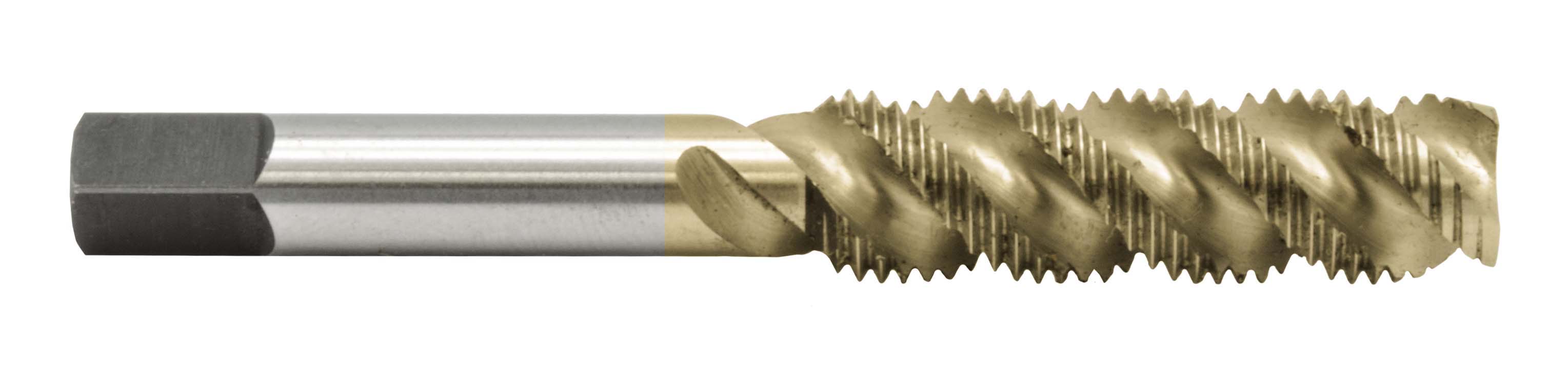 FAST SPIRAL 52 Degree Helix Flute Taps - TiN Coated HSS