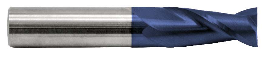 2-Flute End Mills - Solid Carbide with BLUMILL AlTiN/SiN Nanocomposites