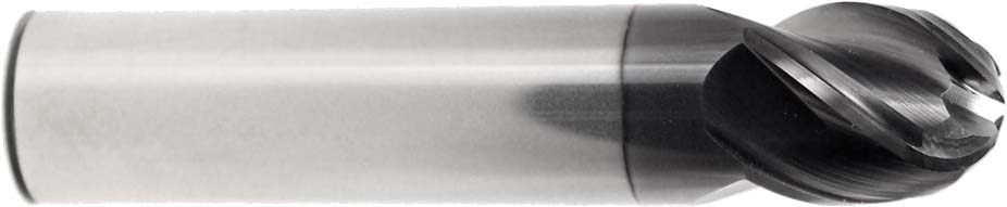 High Performance ProductionMax Solid Carbide End Mills Stub Length Ball End
